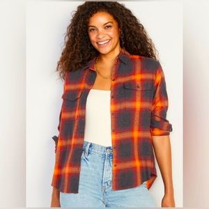 Old Navy "The Boyfriend" Taylor Swift Evermore Flannel